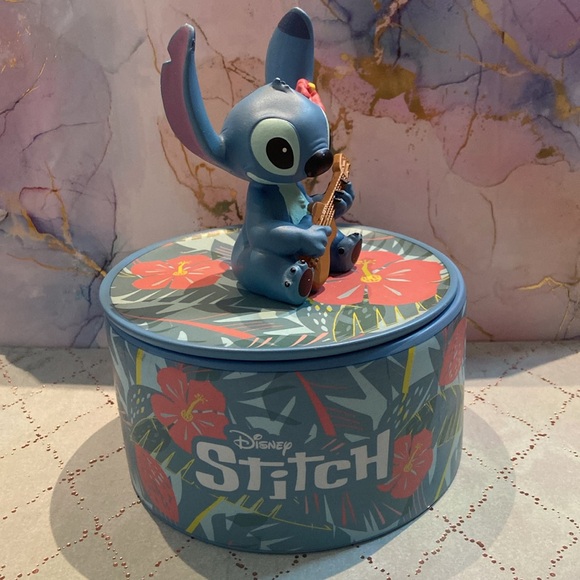 RARE Stitch jewelry holder with jar (big size) - Picture 3 of 11